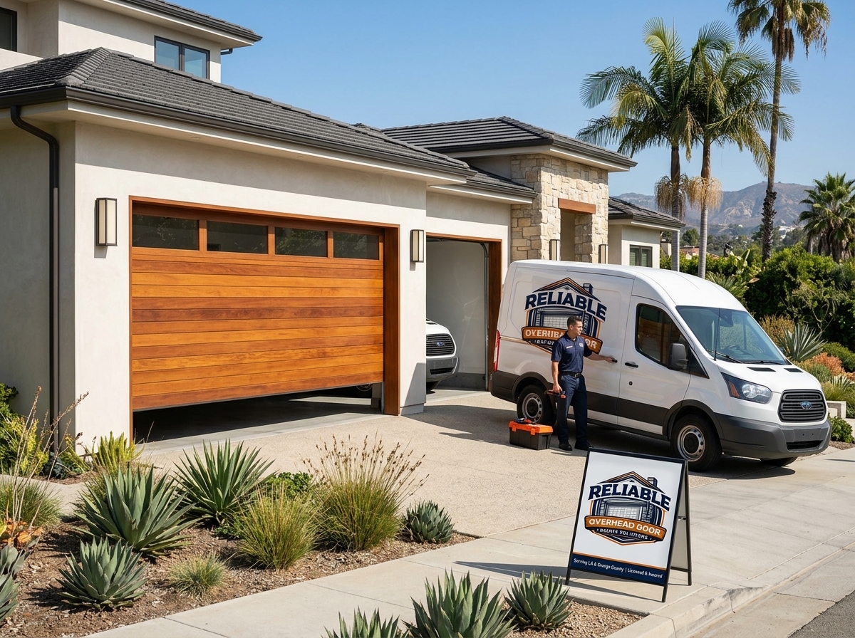 Wooden Garage Door Repair in Los Angeles
